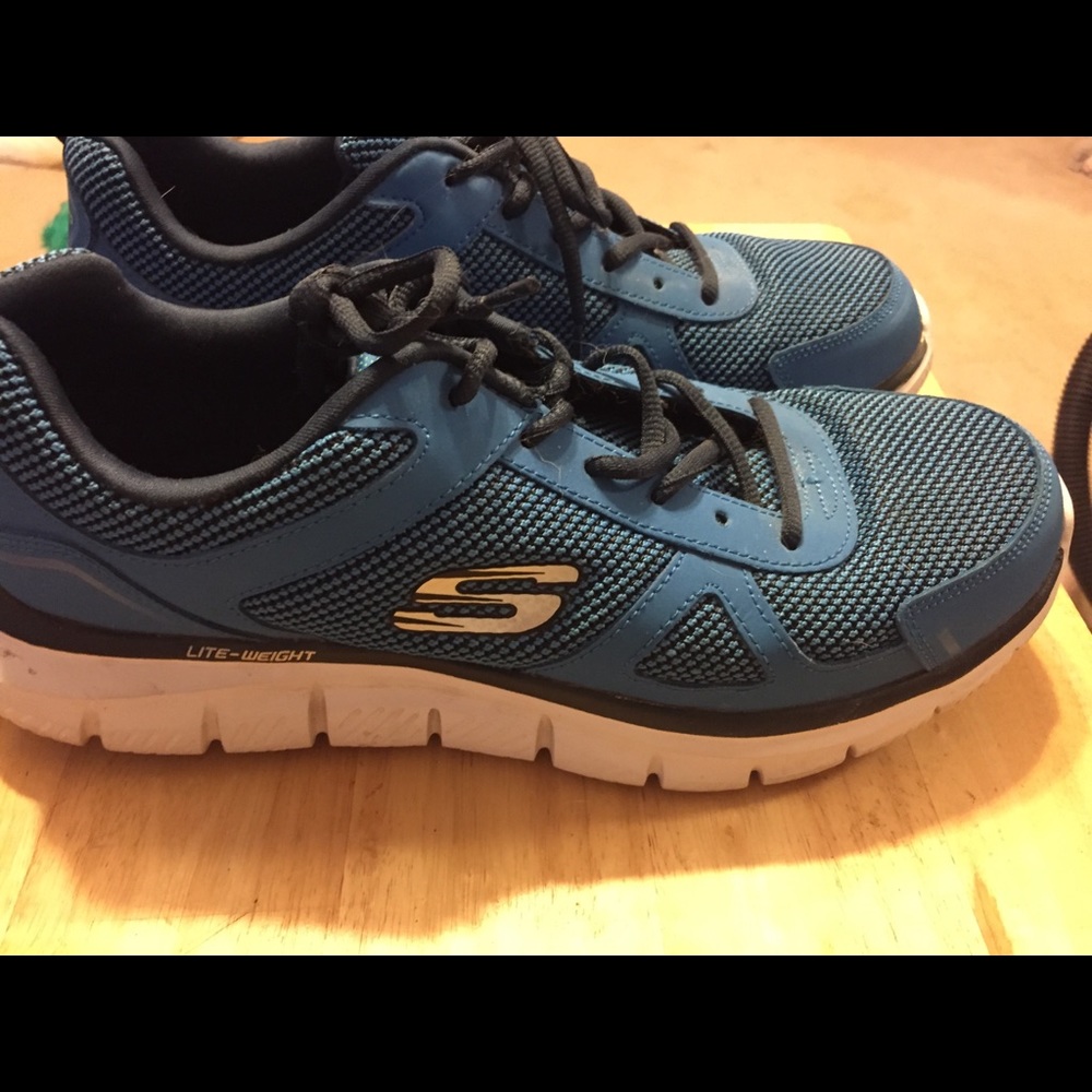 Skechers Blue Tennis Shoes